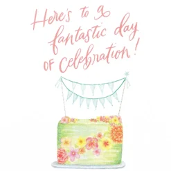Day of Celebration Birthday Greeting Card – Designed by Bella Pilar