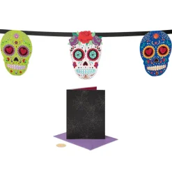 Day of the Dead Banner Greeting Card