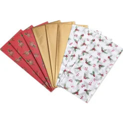 Deck the Halls Holiday Tissue Paper, 18 Sheets
