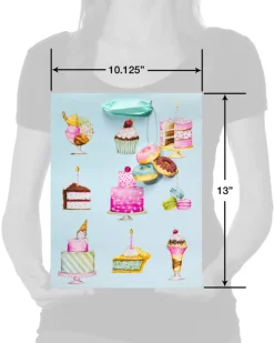 Desserts Large Gift Bag, 1 Bag- Designed by Bella Pilar