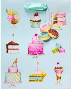 Desserts Large Gift Bag, 1 Bag- Designed by Bella Pilar