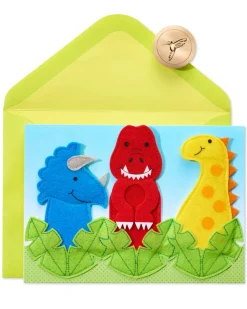 Dinosaurs Birthday Greeting Card