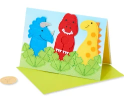 Dinosaurs Birthday Greeting Card