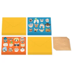 Dogs & Cats 20-Count Blank Greeting Cards