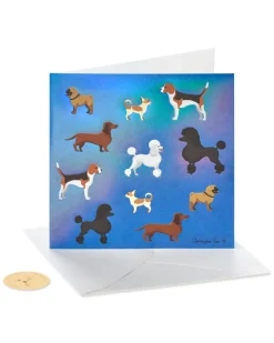 Dogs Blank Greeting Card