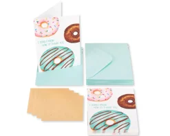 Donut Boxed Blank Note Cards with Envelopes, 14-Count