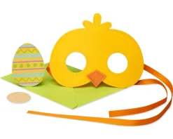 Dress Up Your Easter Greeting Card for with Mask