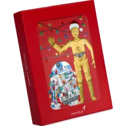 Droids to the World Star Wars Holiday Boxed Cards, 12-Count
