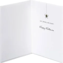 Eat, Drink & Be Scary Halloween Greeting Card – Designed by Bella Pillar