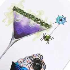 Eat, Drink & Be Scary Halloween Greeting Card – Designed by Bella Pillar
