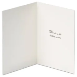 Eat, Drink, Be Married Wedding Greeting Card
