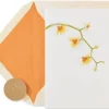 Elegant Flowers Blank Greeting Card