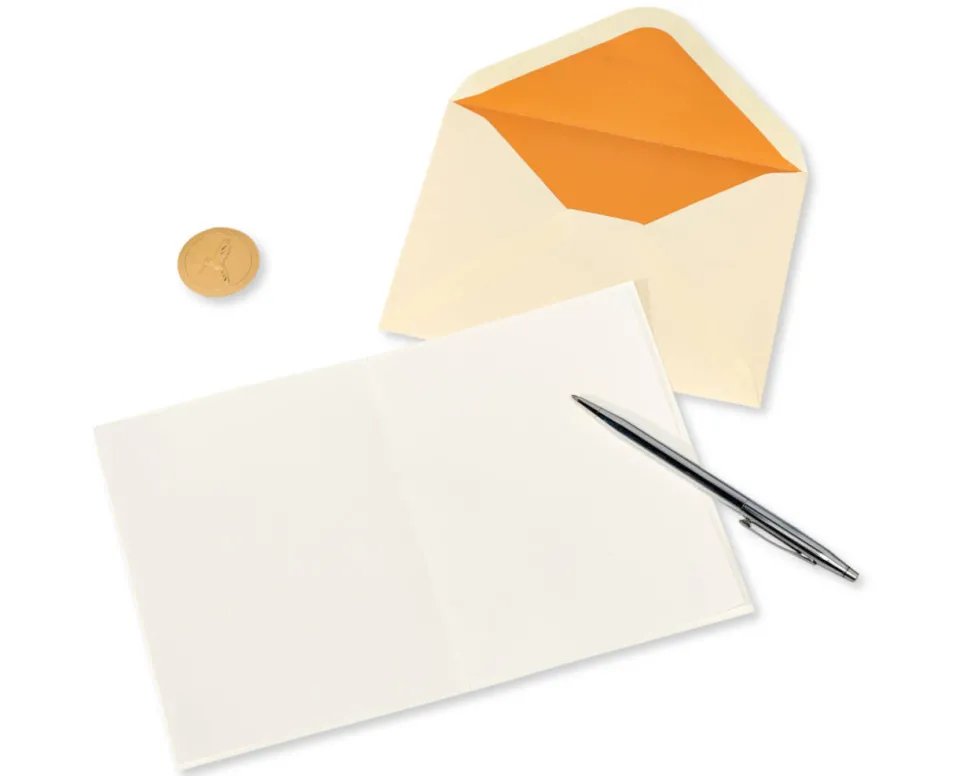 Elegant Flowers Blank Greeting Card