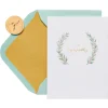 Elegant Greenery Sympathy Greeting Card