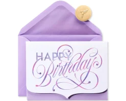 Elegant Happy Birthday Birthday Greeting Card