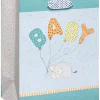 Elephant with Balloons Large Baby Gift Bag, 1 Bag