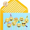 Emoji Cake Pops Birthday Greeting Card