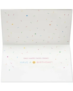 Emoji Cake Pops Birthday Greeting Card