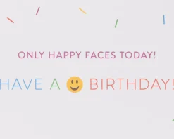 Emoji Cake Pops Birthday Greeting Card