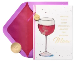 Endless Toasts Birthday Greeting Card for Mom