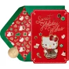 Enjoy Every Moment Hello Kitty Christmas Greeting Card