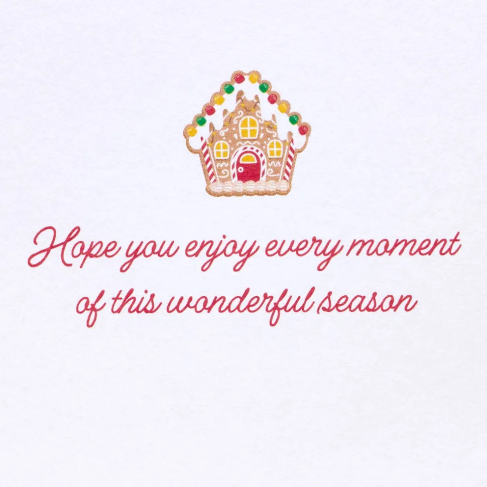 Enjoy Every Moment Hello Kitty Christmas Greeting Card