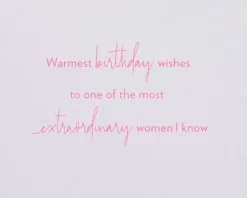 Extraordinary Woman Birthday Greeting Card – BCRF Partnership