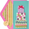 Fabric Gifts Birthday Greeting Card