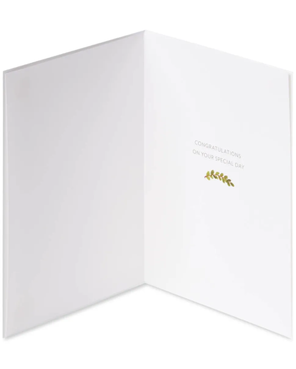 Faith and Happiness Baptism Greeting Card