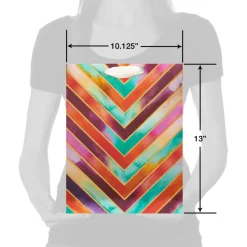 Fall Chevron Papyrus Large Gift Bag for Fall, 1 Bag