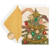 Family, Friends, Love Christmas Greeting Card