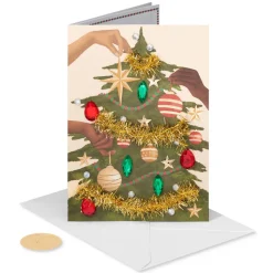 Family, Friends, Love Christmas Greeting Card