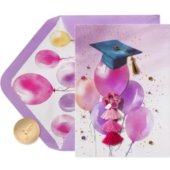 Fancy Hat Graduation Greeting Card