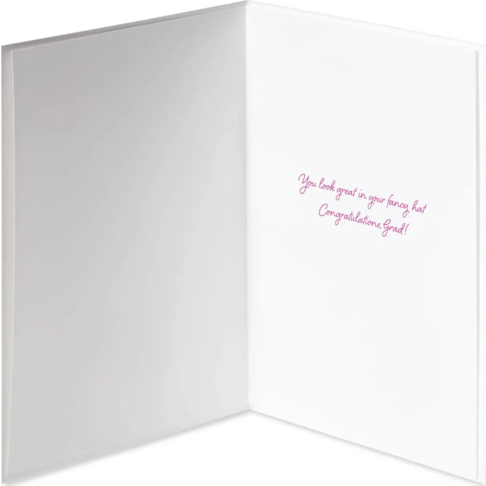 Fancy Hat Graduation Greeting Card
