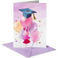 Fancy Hat Graduation Greeting Card