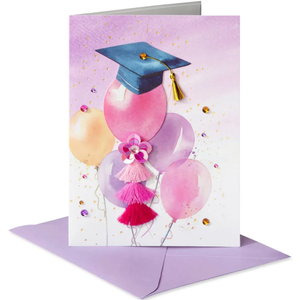 Fancy Hat Graduation Greeting Card