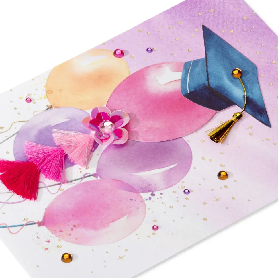 Fancy Hat Graduation Greeting Card