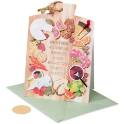 Fancy Snacks Birthday Greeting Card