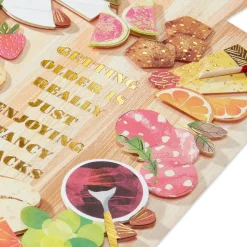 Fancy Snacks Birthday Greeting Card