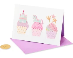 Fantasy Cupcakes Birthday Greeting Card
