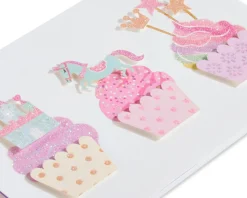 Fantasy Cupcakes Birthday Greeting Card