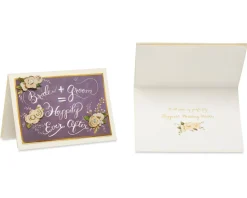 Fashionable Wedding Greeting Card Bundle, 3-Count
