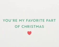 Favorite Part of Christmas Greeting Card