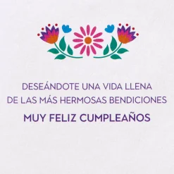 Feliz Cumpleaños Spanish Birthday Greeting Card