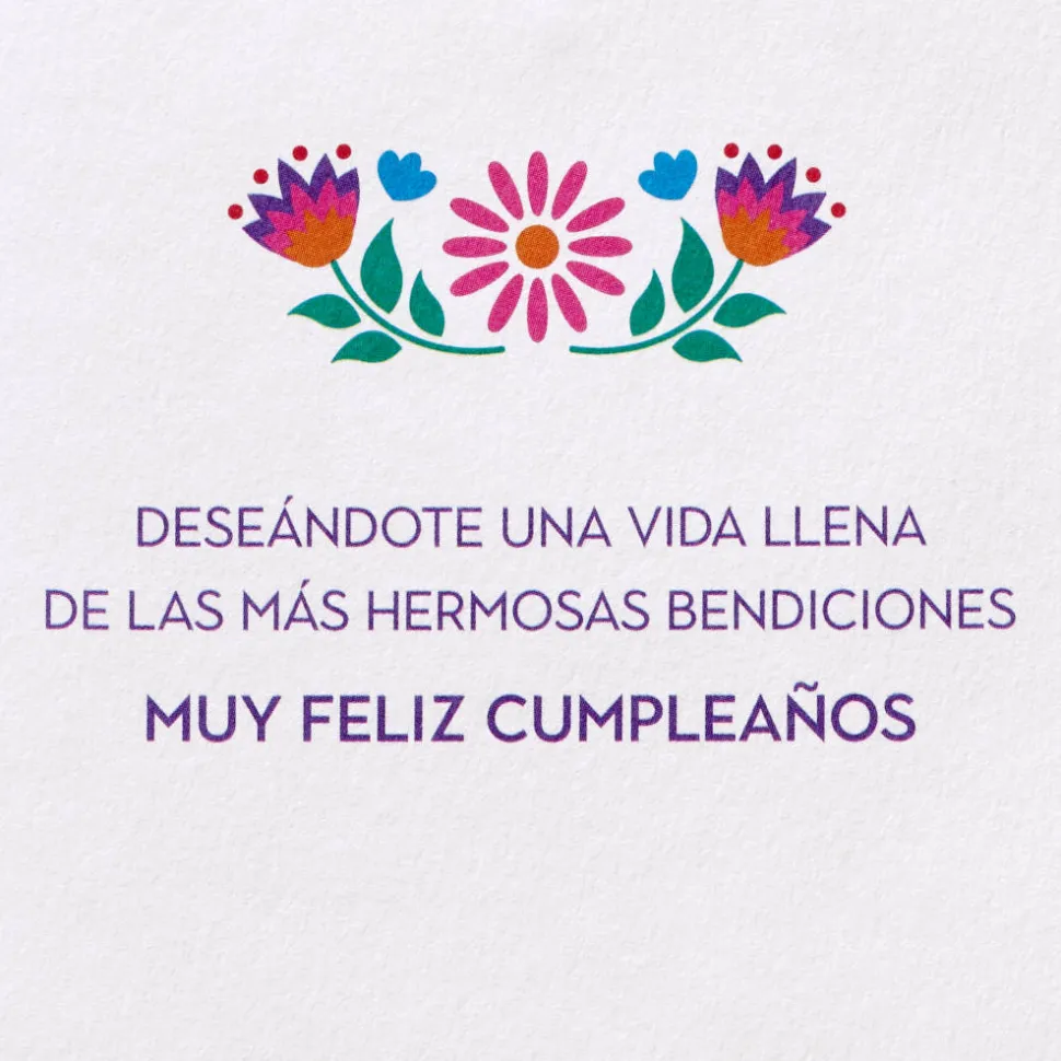 Feliz Cumpleaños Spanish Birthday Greeting Card