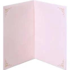 Feminine Blank Thinking of You Greeting Card