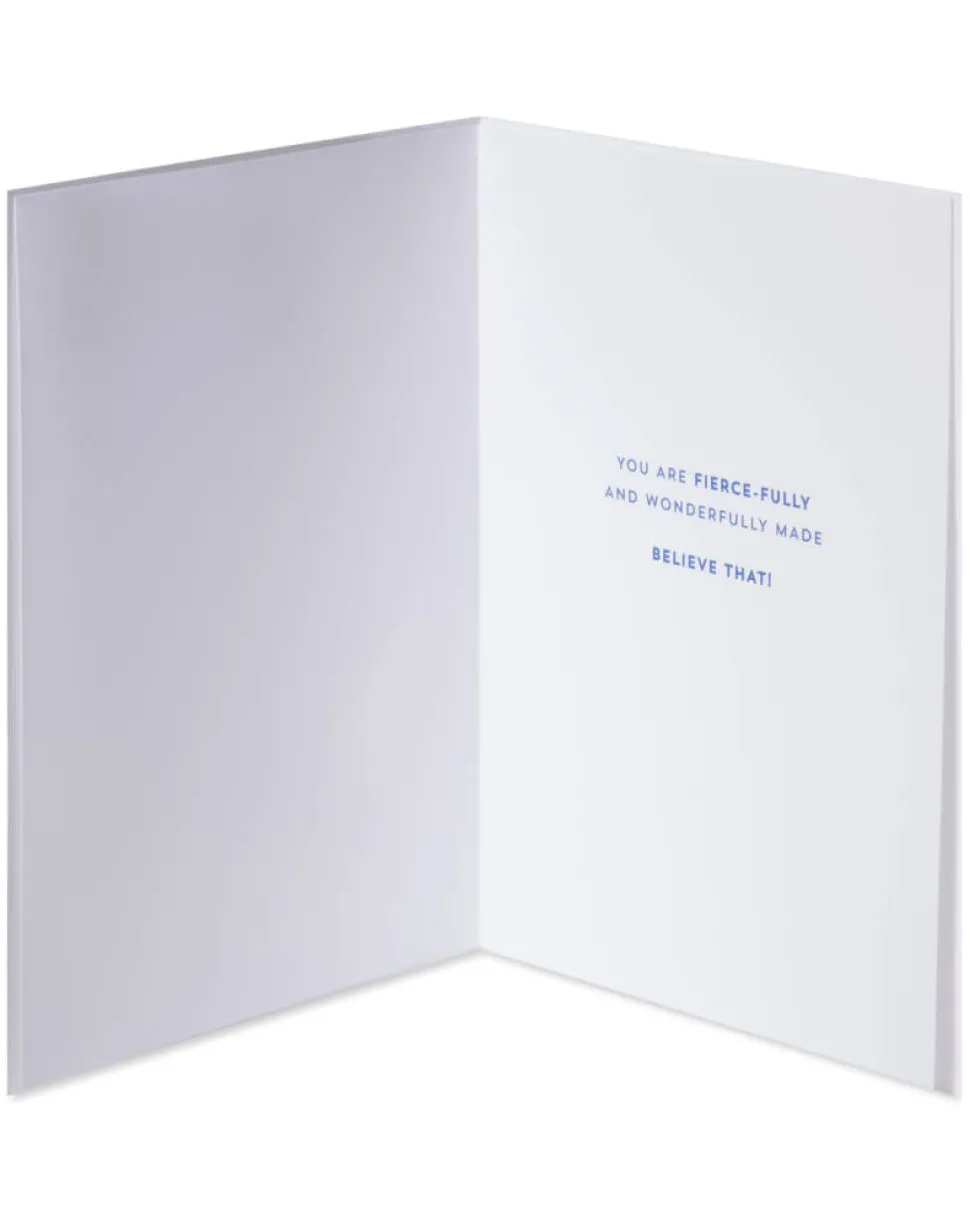 Fierce-fully and Wonderfully Made Friendship Greeting Card – Illustrated by Aminah Dantzler