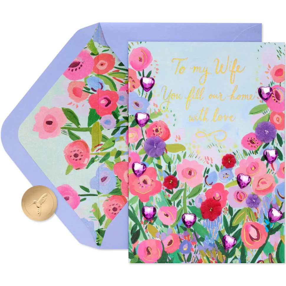 Fill Our Home With Love Mothers Day Greeting Card for Wife