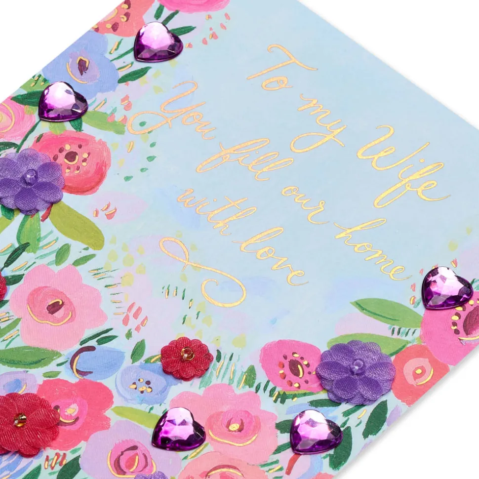 Fill Our Home With Love Mothers Day Greeting Card for Wife