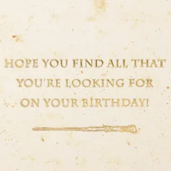 Find All That You’re Looking For Blank Harry Potter Birthday Greeting Card